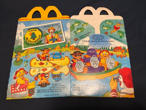 1989 mcdonalds happy - happy, box