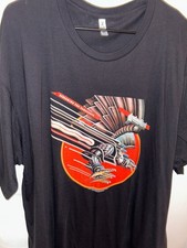 Judas Priest - Screaming For Vengeance Logo (2XL Black) T-Shirt Rock Band Eagle