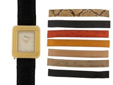 MONTRE POIRAY MA PREMIERE 22 MM OR 18K & ACIER + 7 BRACELETS QUARTZ WATCH 7450€