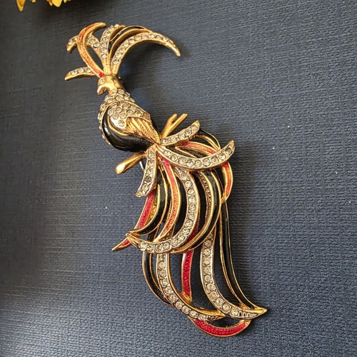 Broche oiseau paradis style - broche, de