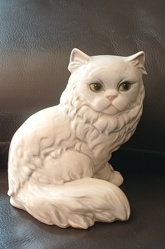 Chat persan porcelaine - chat,