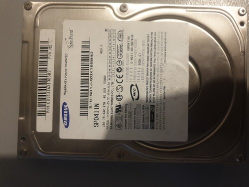 Disque dur 40go - dur, samsung