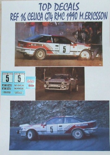 Toyota celica gt4 rallye - 7°,