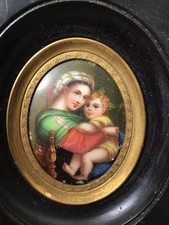 MINIATURE PORCELAINE LA VIERGE