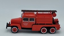 Pompier GMC double cabine camion-citerne Feux de Forêts lourd Merceron 1/43