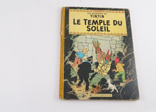 BD Tintin Le Temple du soleil Hergé édition B13 de 1955