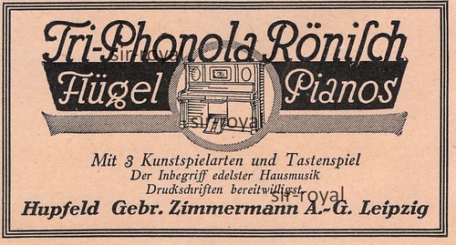 Tri phonola rönisch pianos - tri-phonola,