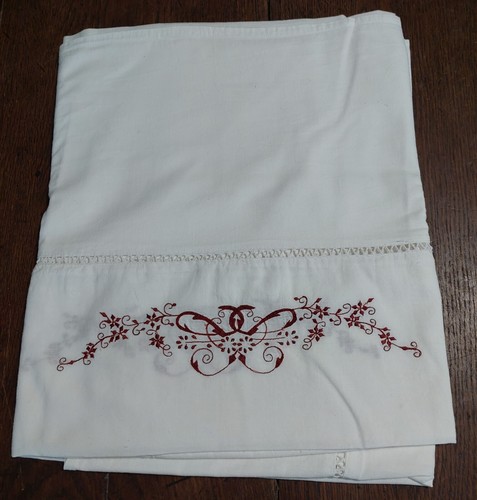 Nappe ancienne coton blanc
