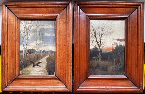 Paire tableaux ecole - paire, russe