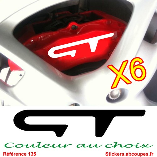 Stickers autocollant - gt,