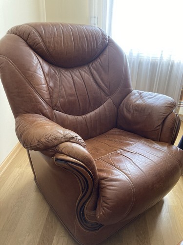 Canapé vintage cuir - canapé, en