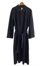 YOHJI YAMAMOTO COSTUME D'HOMME Soutien Collar Trench Coat Cotton-Silk HX-C80-043