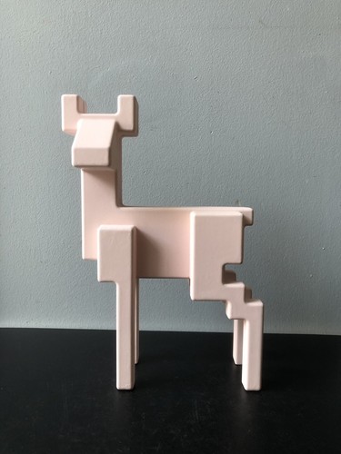 Vintage design cerf pixel - vintage,