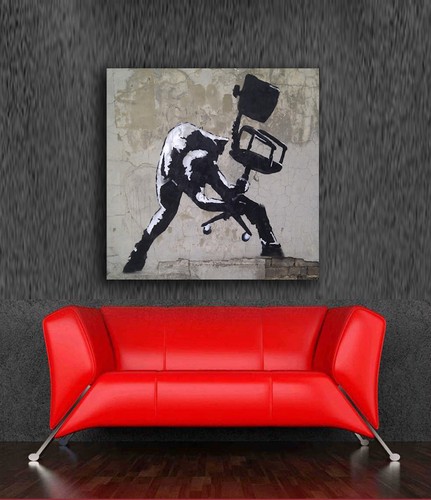 Banksy street art london - street,