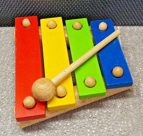 Jouet bois xylophone - bois,
