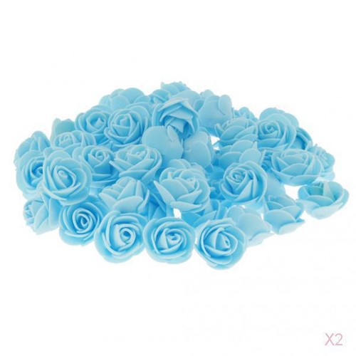 100xpe plastique rose tête - rose,