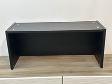 IKEA BILLY Bookcase Height Extension Unit Black Oak Effect 32x11x14"