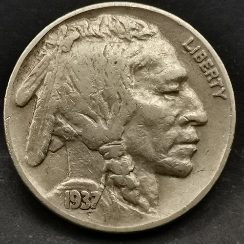 Cents buffalo nickel 1937 - 5,