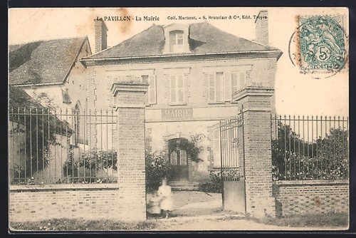 Cpa pavillon la mairie - le, pavillon,