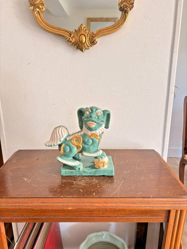 Ancien chien fô céramique - fô,