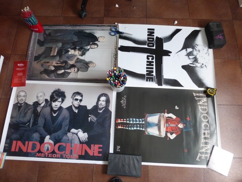 Indochine lot affiches concert - indochine,