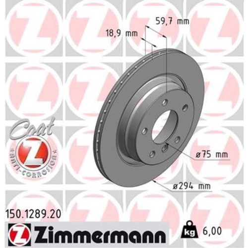 Zimmermann disques frein - zimmermann, de
