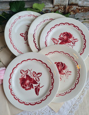 5 ANCIENNES ASSIETTES PLATES