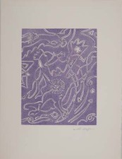 André MASSON: Abstract Nature, Original Signed Engraving
