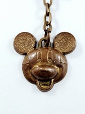 KEYCHAIN - MICKEY MOUSE - 1960s Mickey Diary - Vintage 2D METAL -