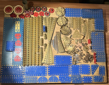 meccano d'occasion bleu et or