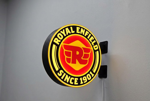 Enseigne royal enfield - enfield, moto