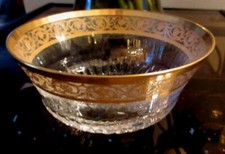 Pristine Saint Louis Crystal THISTLE 4 1/4" Finger Dessert Bowl **3 Available**