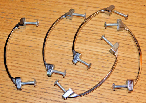 Vintage poignee chromé - 5,