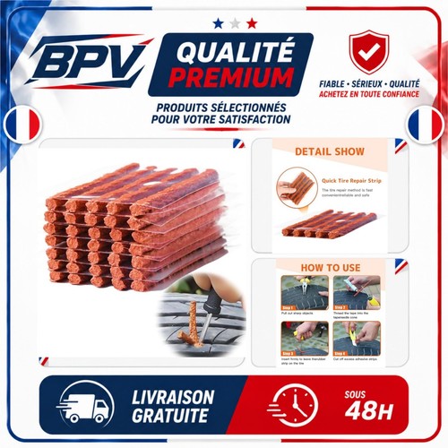 Kit réparation pneu tubeless
