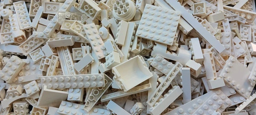 Lego vrac 250g blanc - lego,