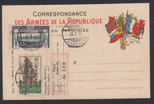 (USA) Colonies - CPA- Cachets allemand Duala Kamerun 1916 - Timbres 41 et 46, la