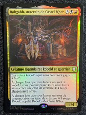 CARTE MAGIC FR RARE FOIL BOSS NOIR ROUGE Légendaire KOBOLD DRAGON ROHGAHH 714B