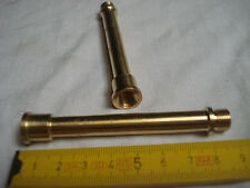 Rallonge 8 cm en laiton (1) filetée pas de 10 mm chandelle luminaires (réf R8)