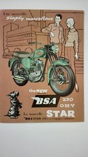 Prospectus Catalogue Brochure Motos B.S.A. 250 O.H.V. 1958