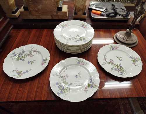 Assiettes porcelaine de - assiettes, en