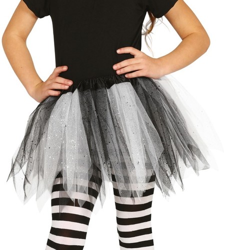 Jupe tutu tulle noir - en,