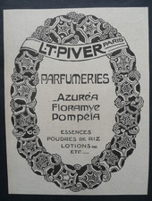 PUBLICITE 1916.. Parfums
