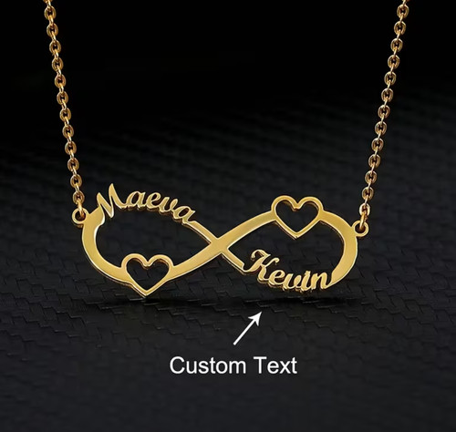Collier infini personnalisé - infini, 2