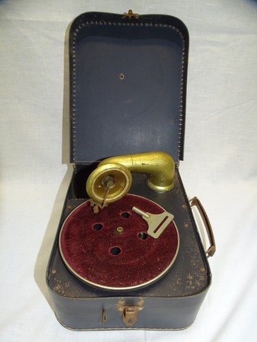 Ancien gramophone valisette - gramophone,