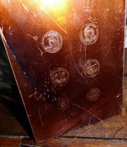 Plaque lithographique cuivre