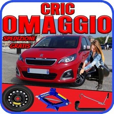 Roue De Secours 4 Trous Taille 15 Pour Peugeot 108 Avec Kit De Cric + Clé
