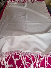 Ancienne serviette de bain Art