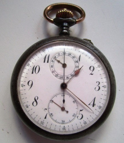 Chrono montre gousset - chrono, acier