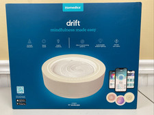 HoMedics Drift Sandscape 11" Kinetic Sand Table Cream Sand Patterns Relax NIB