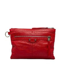 Sac pochette en cuir